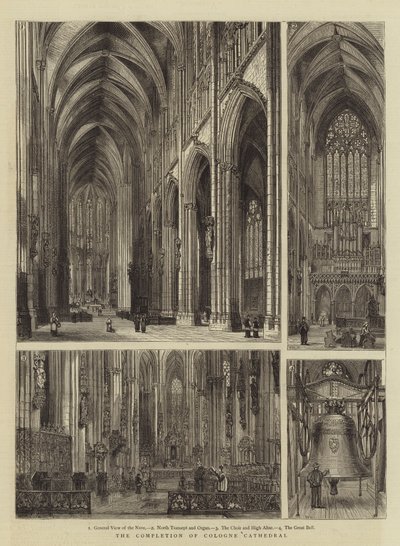 The Completion of Cologne Cathedral by Henry William Brewer